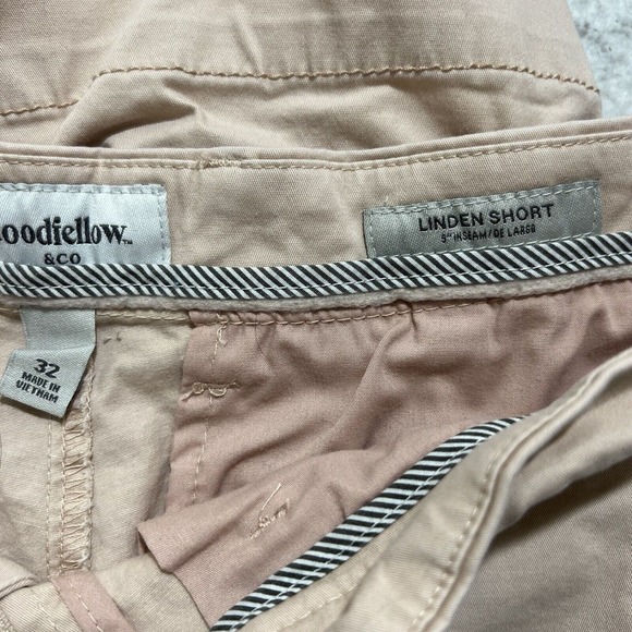 Goodfellow & Co Men's 32 Linden Shorts 8" Inseam Light Pink Flat Front Chino - Picture 5 of 13